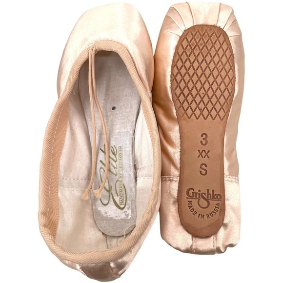 Grishko Elite European Pink Soft Shank Ballet Pointe Shoe 3.0 2X SS - Picture 2 of 9